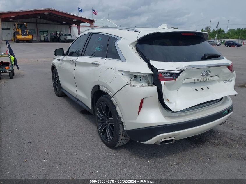 2021 Infiniti Qx50 Luxe VIN: 3PCAJ5BA8MF122729 Lot: 39334776