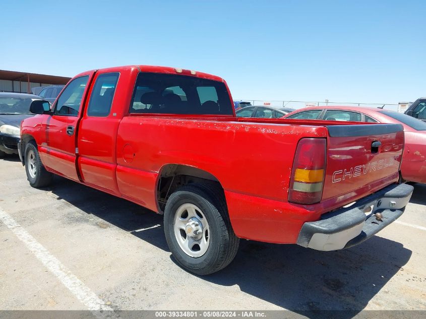 2000 Chevrolet Silverado 1500 VIN: 2GCEC19W2Y1156082 Lot: 39334801