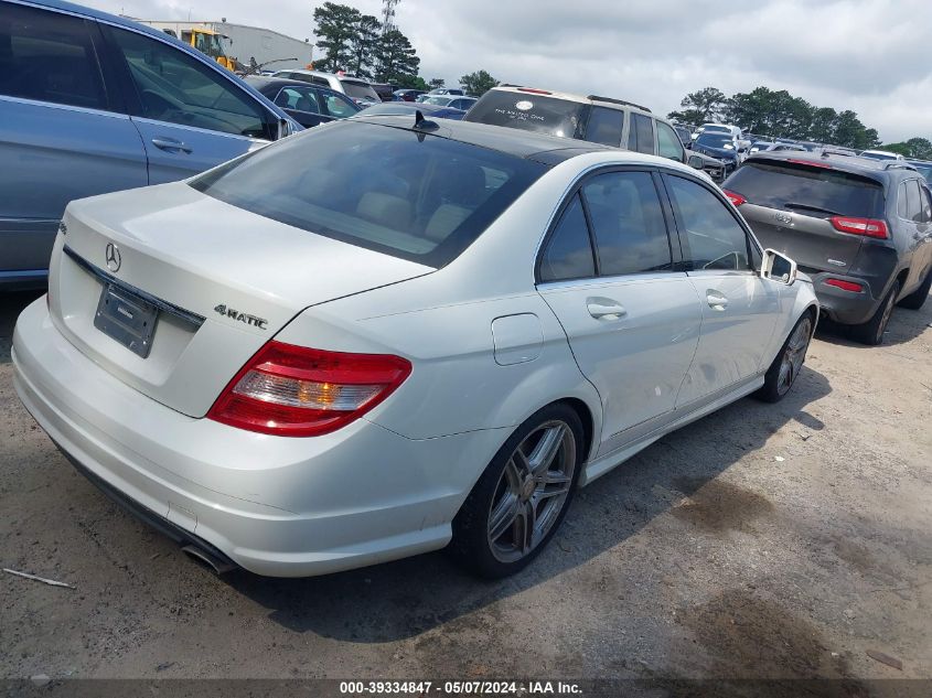 2010 Mercedes-Benz C 300 Luxury 4Matic/Sport 4Matic VIN: WDDGF8BB8AF439199 Lot: 40637515