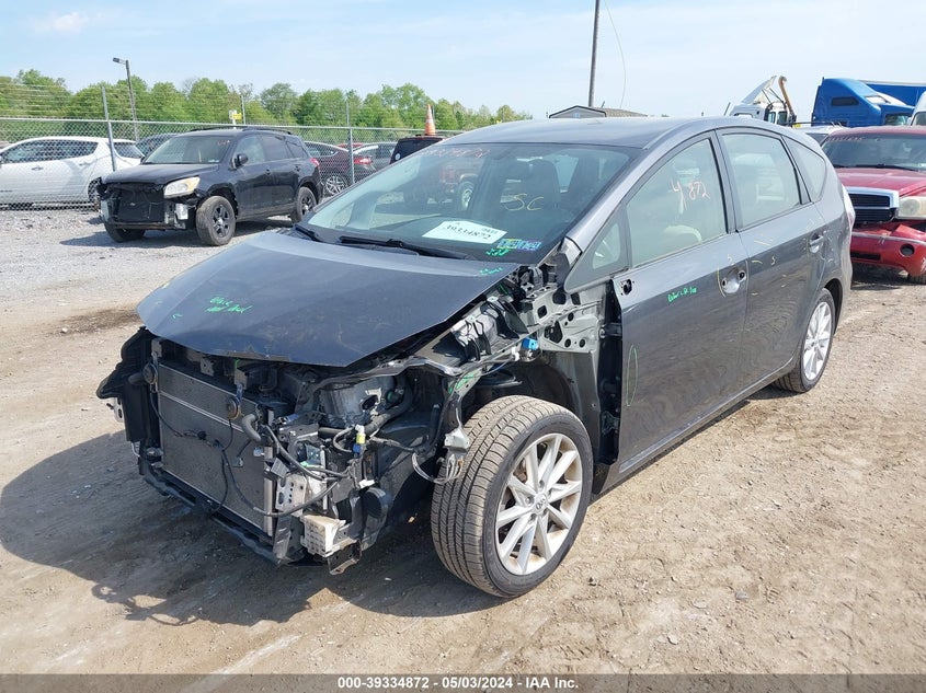 2013 Toyota Prius V Five VIN: JTDZN3EU7D3202618 Lot: 39334872