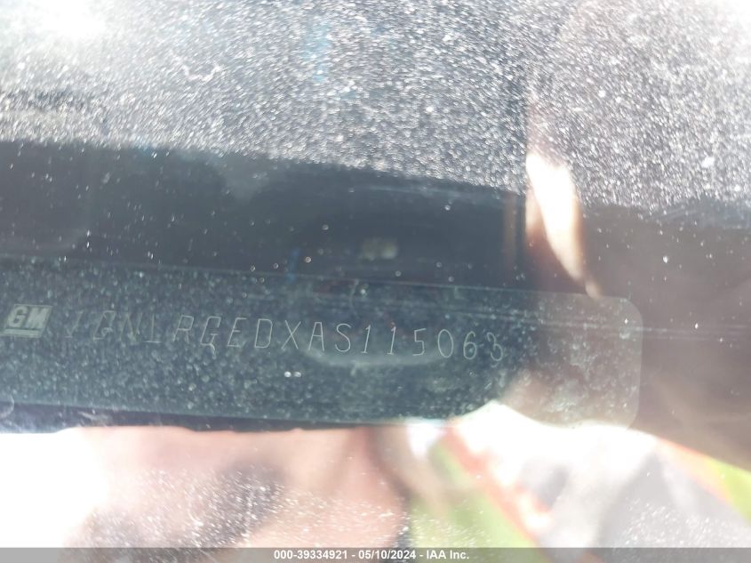 2010 Chevrolet Traverse Lt VIN: 1GNLRGEDXAS115063 Lot: 39334921