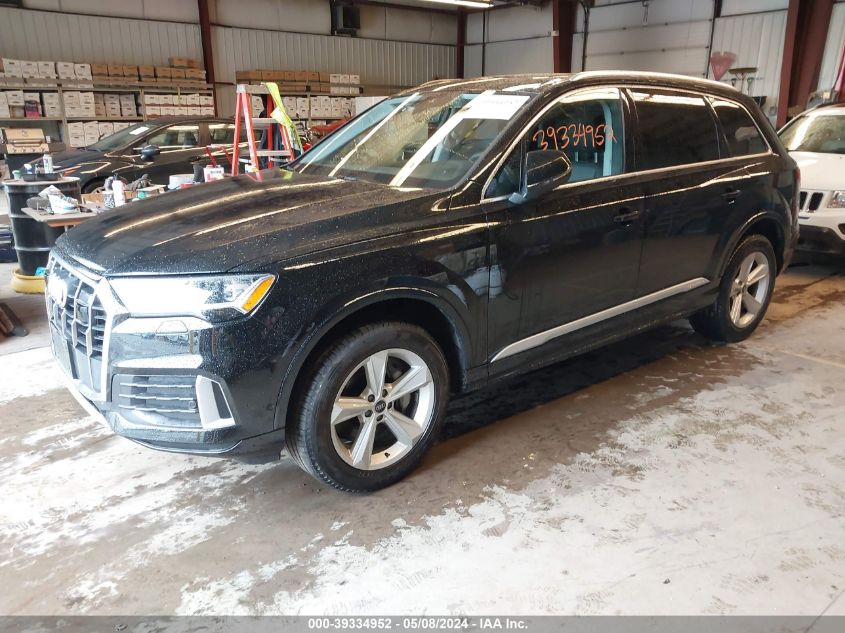 2022 Audi Q7 Premium Plus 45 Tfsi Quattro Tiptronic VIN: WA1LJBF76ND004624 Lot: 39334952