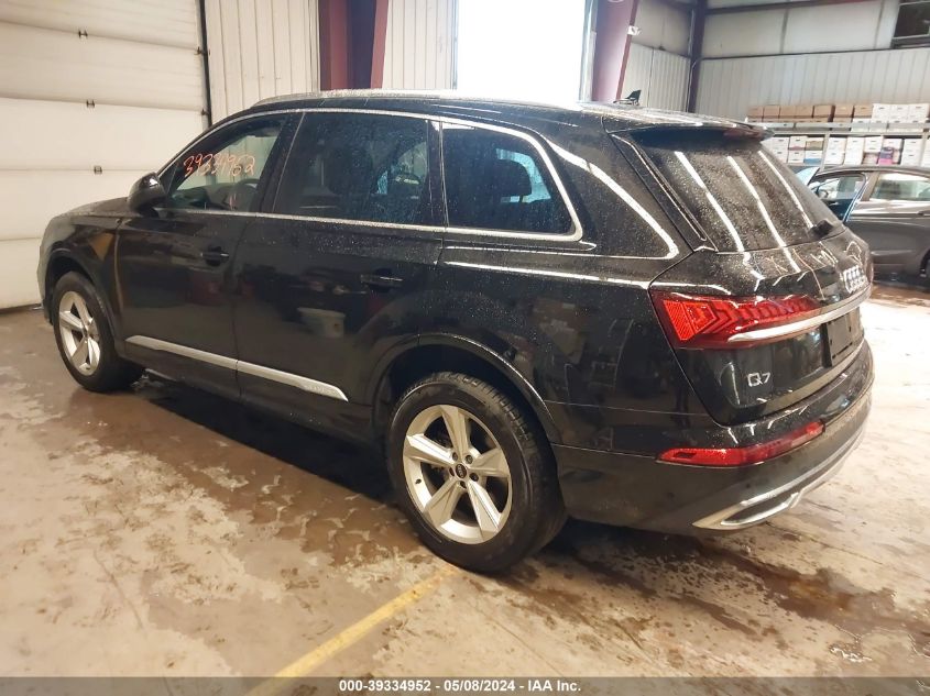 2022 Audi Q7 Premium Plus 45 Tfsi Quattro Tiptronic VIN: WA1LJBF76ND004624 Lot: 39334952