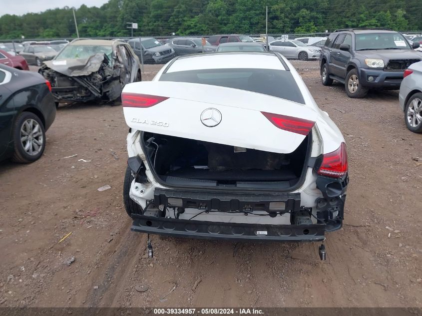 2020 Mercedes-Benz Cla 250 VIN: WDD5J4GB1LN076549 Lot: 39334957