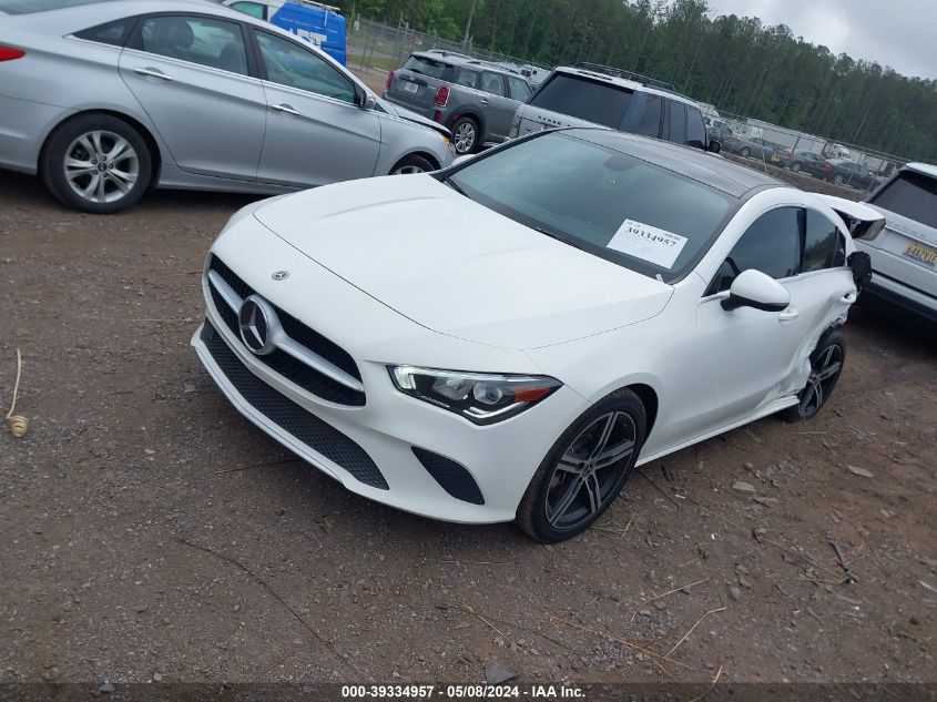 2020 Mercedes-Benz Cla 250 VIN: WDD5J4GB1LN076549 Lot: 39334957