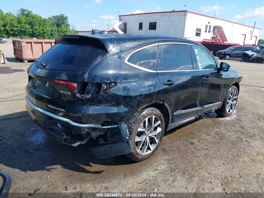 2022 Acura Mdx Technology Package VIN: 5J8YE1H40NL010021 Lot: 39334970