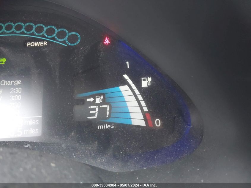 2015 NISSAN LEAF S/SV/SL - 1N4AZ0CP2FC329072