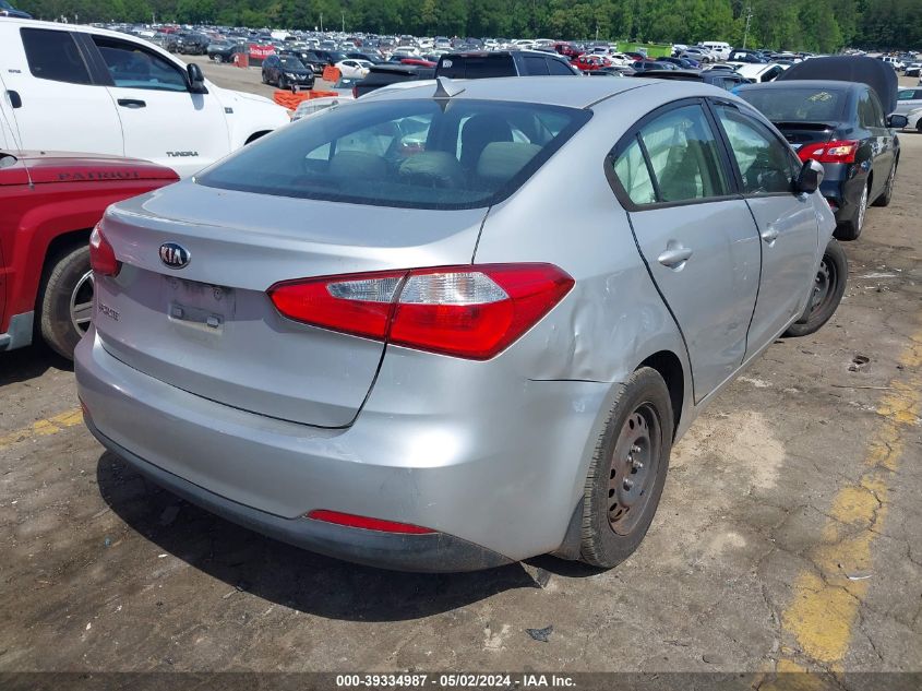 2016 Kia Forte Lx VIN: KNAFK4A67G5539238 Lot: 39334987