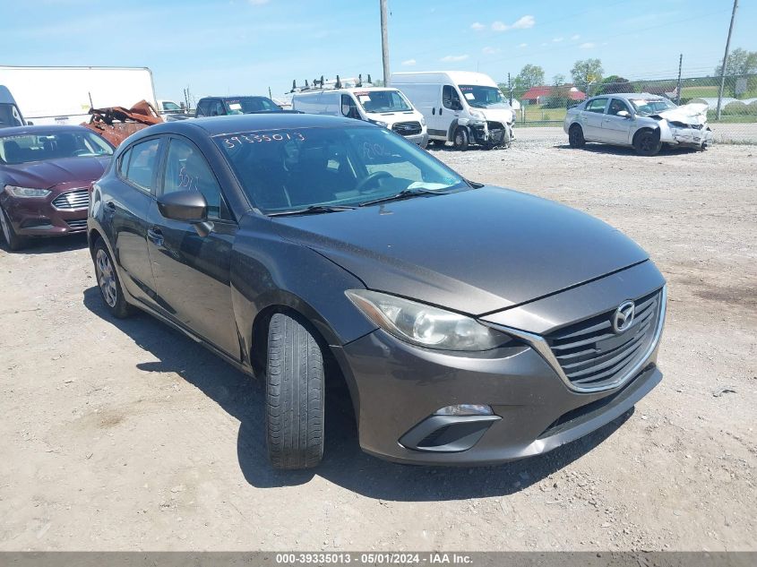 2014 MAZDA MAZDA3 I SPORT - JM1BM1K77E1155482