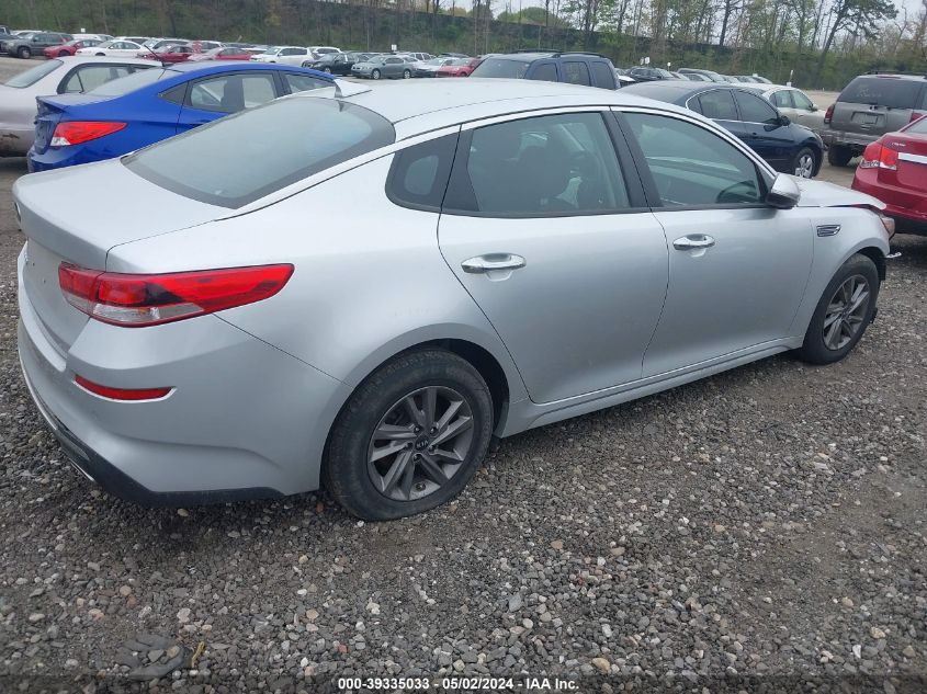 2020 Kia Optima Lx VIN: 5XXGT4L38LG422703 Lot: 39335033