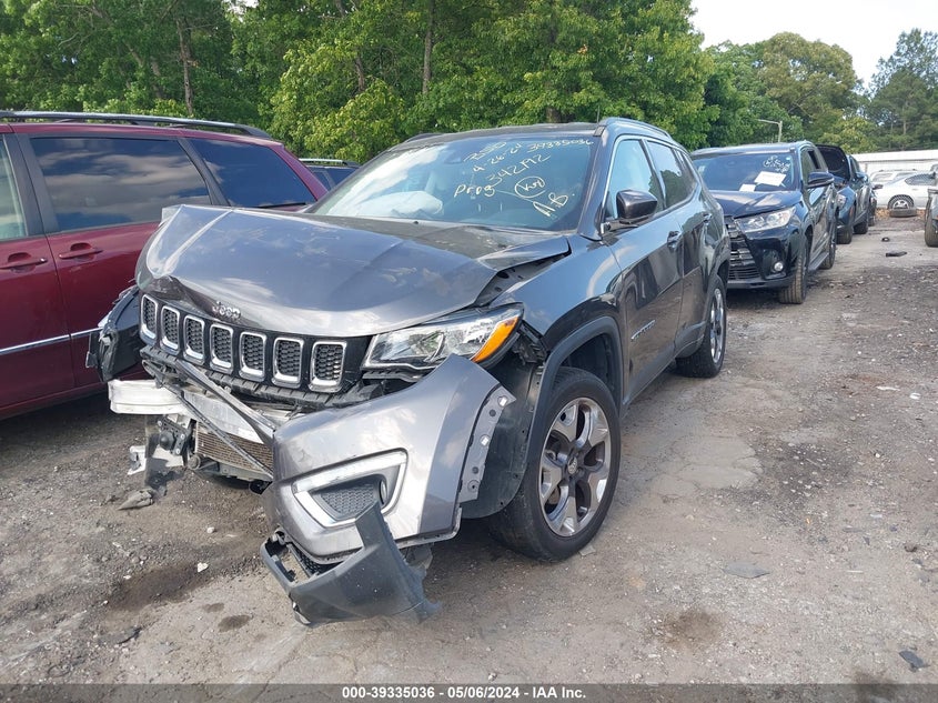 VIN 3C4NJDCB5MT527466 2021 JEEP COMPASS LIMITED 4X4