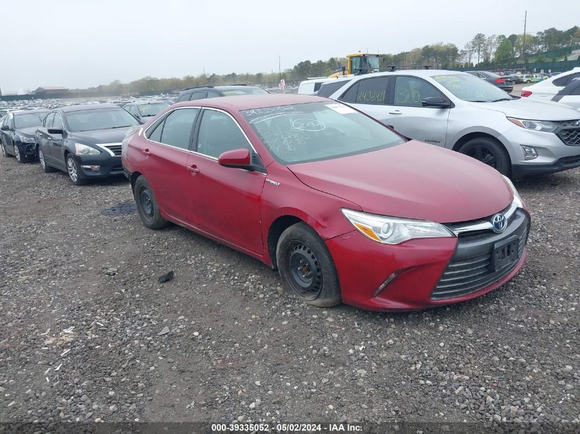 2015 Toyota Camry Hybrid Le VIN: 4T1BD1FK3FU165145 Lot: 39335052