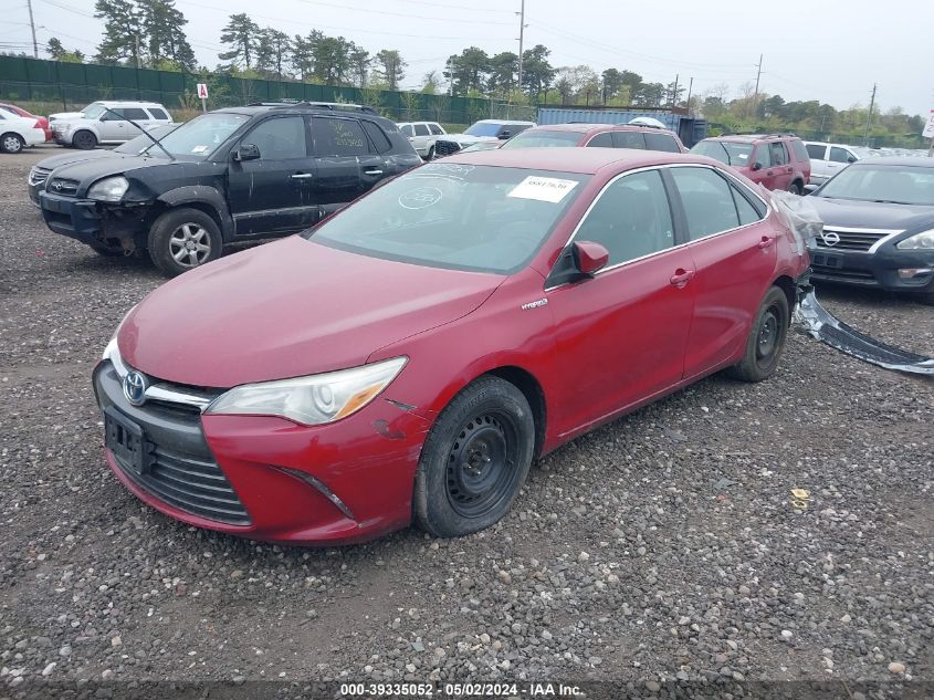 2015 Toyota Camry Hybrid Le VIN: 4T1BD1FK3FU165145 Lot: 39335052