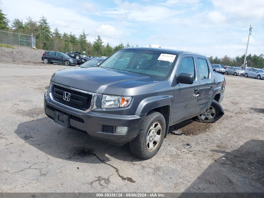 2011 Honda Ridgeline Rt VIN: 5FPYK1F22BB009872 Lot: 39335128