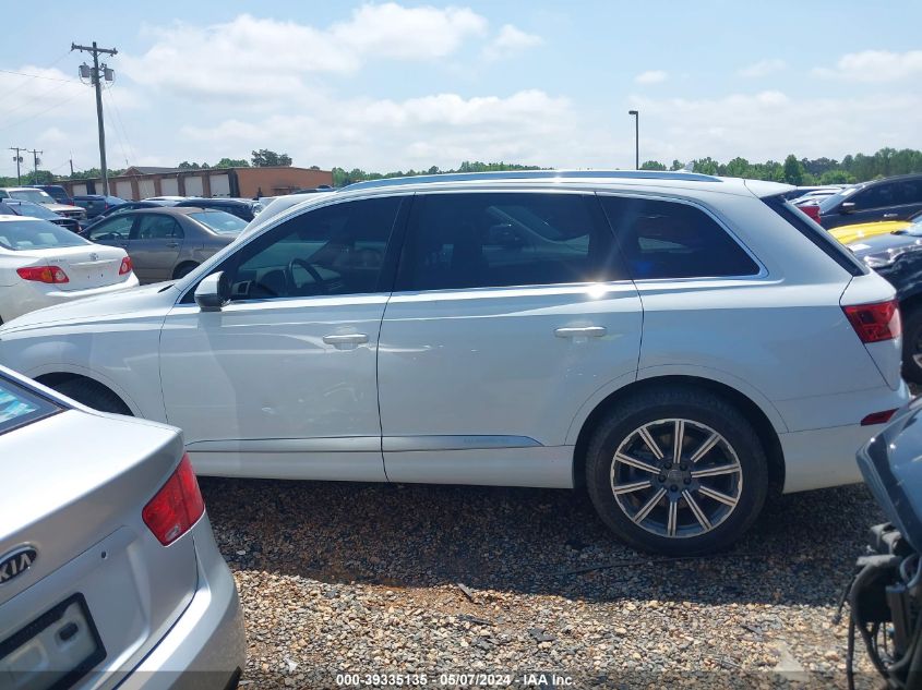 2017 Audi Q7 3.0T Premium VIN: WA1VABF76HD055635 Lot: 39335135