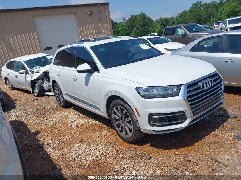 2017 Audi Q7 3.0T Premium VIN: WA1VABF76HD055635 Lot: 39335135