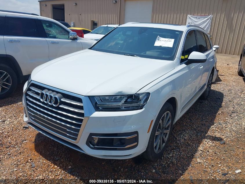 2017 Audi Q7 3.0T Premium VIN: WA1VABF76HD055635 Lot: 39335135