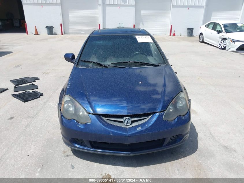 2002 Acura Rsx VIN: JH4DC54812C027200 Lot: 39335141