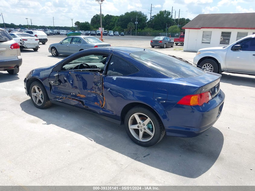 2002 Acura Rsx VIN: JH4DC54812C027200 Lot: 39335141