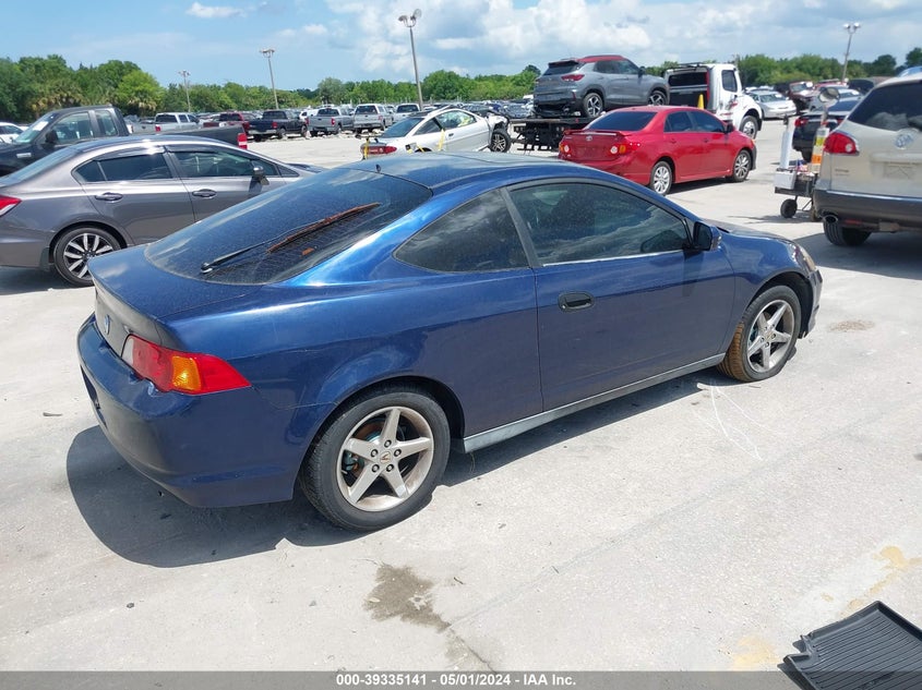 2002 Acura Rsx VIN: JH4DC54812C027200 Lot: 39335141