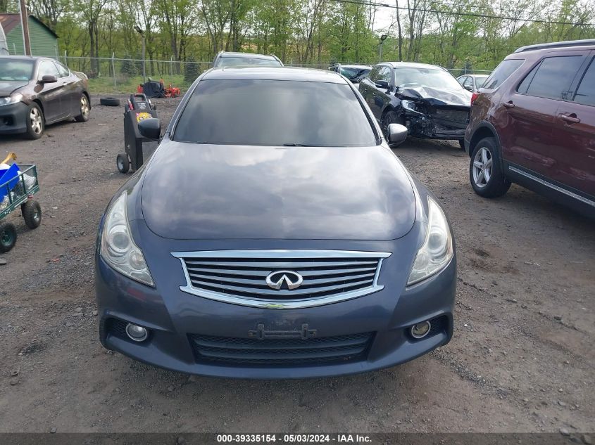 2012 Infiniti G37X VIN: JN1CV6AR2CM970625 Lot: 39335154