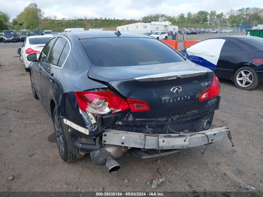 2012 Infiniti G37X VIN: JN1CV6AR2CM970625 Lot: 39335154