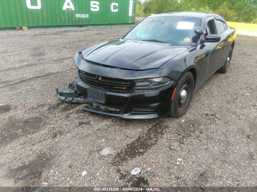 2018 Dodge Charger Police Awd VIN: 2C3CDXKT2JH327129 Lot: 39335228