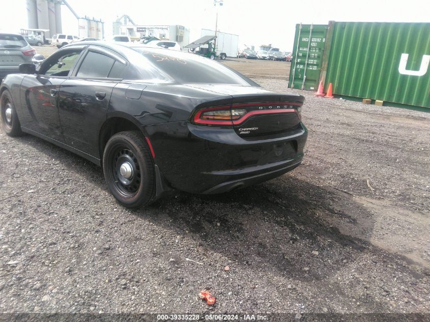 2018 Dodge Charger Police Awd VIN: 2C3CDXKT2JH327129 Lot: 39335228