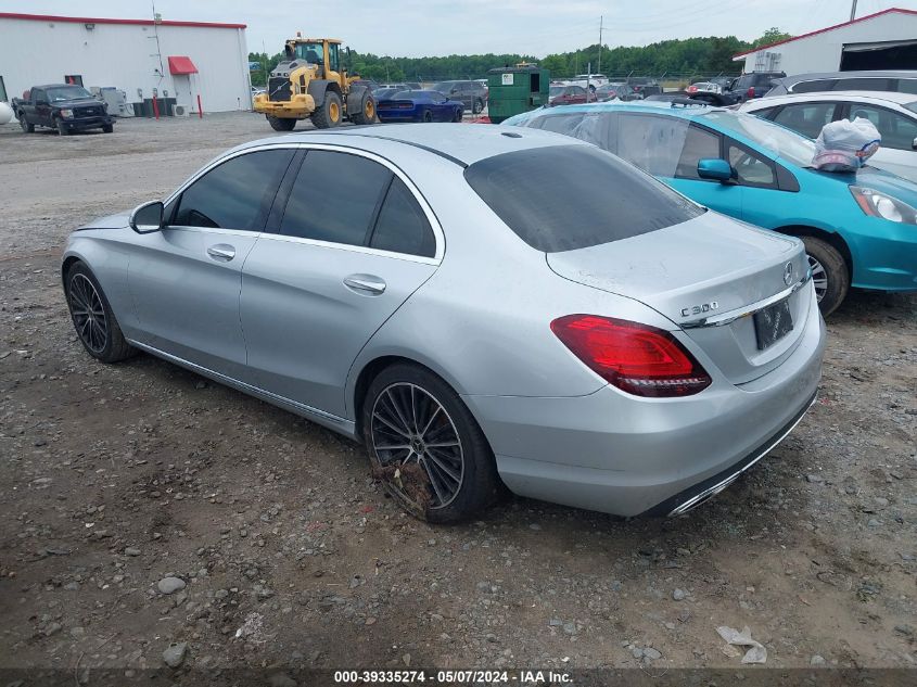 2021 Mercedes-Benz C 300 Sedan VIN: W1KWF8DB0MR639442 Lot: 39335274