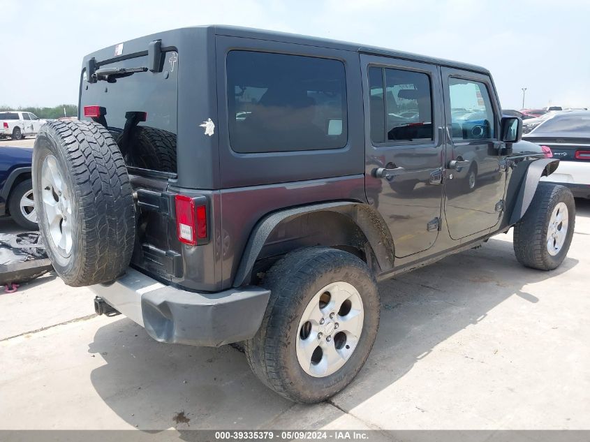 2014 Jeep Wrangler Unlimited Sahara VIN: 1C4BJWEG4EL246442 Lot: 39335379