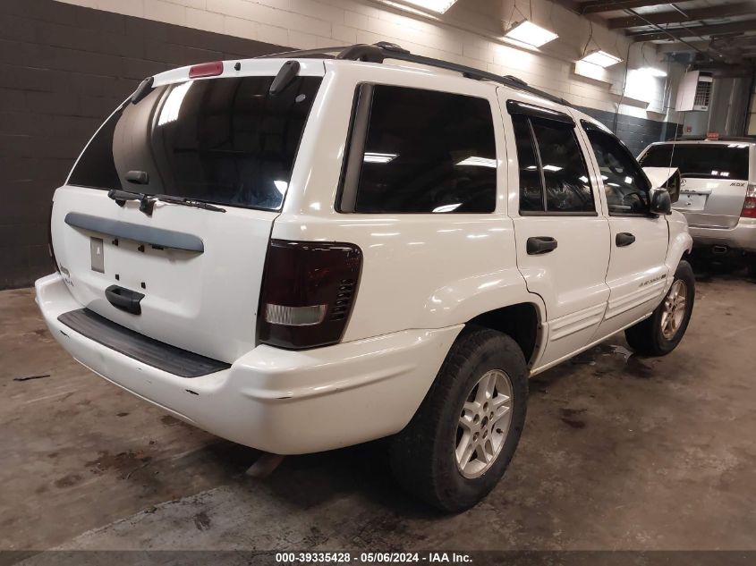 2004 Jeep Grand Cherokee Laredo VIN: 1J4GW48S94C351238 Lot: 39335428