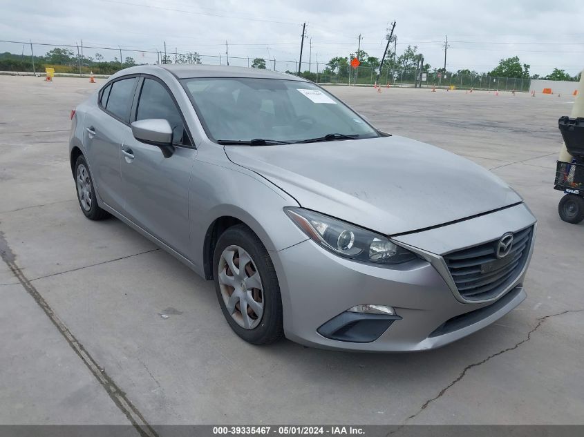 2015 MAZDA MAZDA3 I SPORT - 3MZBM1U74FM165272