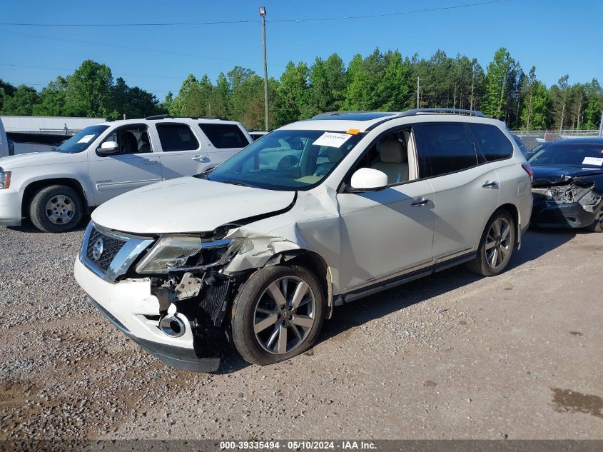 2016 Nissan Pathfinder Platinum VIN: 5N1AR2MN0GC643528 Lot: 39335494