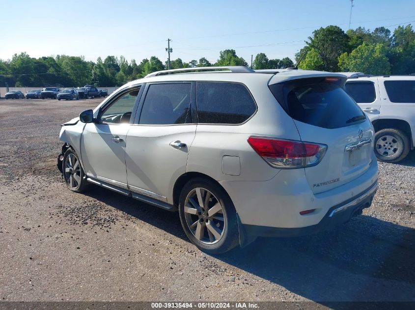 2016 Nissan Pathfinder Platinum VIN: 5N1AR2MN0GC643528 Lot: 39335494