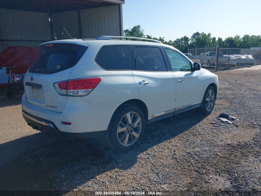 2016 Nissan Pathfinder Platinum VIN: 5N1AR2MN0GC643528 Lot: 39335494