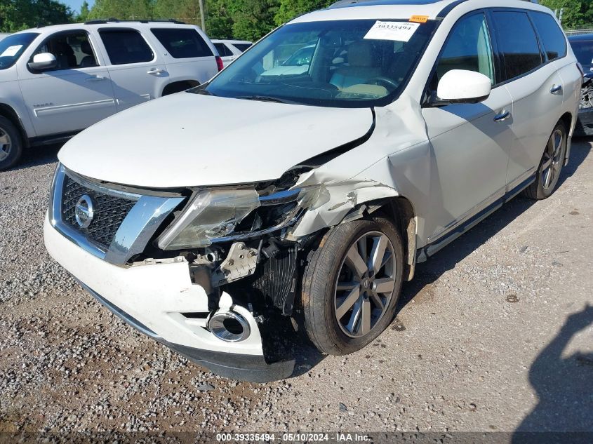 2016 Nissan Pathfinder Platinum VIN: 5N1AR2MN0GC643528 Lot: 39335494