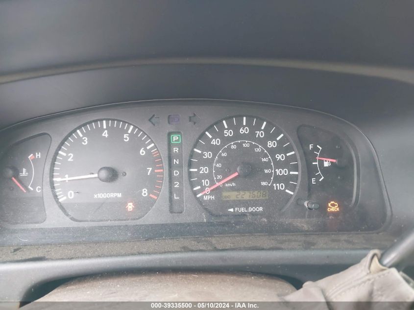 2000 Toyota Sienna Xle VIN: 4T3ZF13C5YU293127 Lot: 39335500