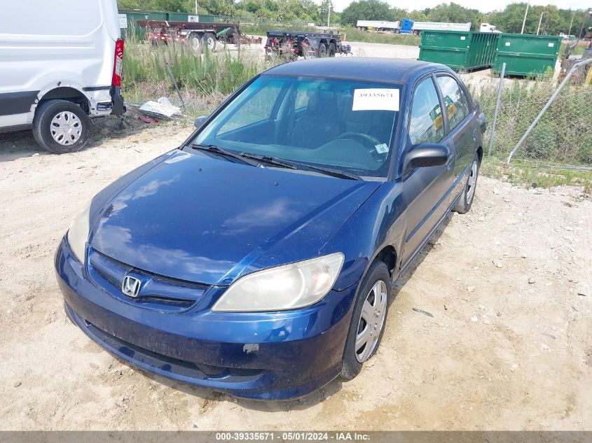 2HGES16694H626229 | 2004 HONDA CIVIC