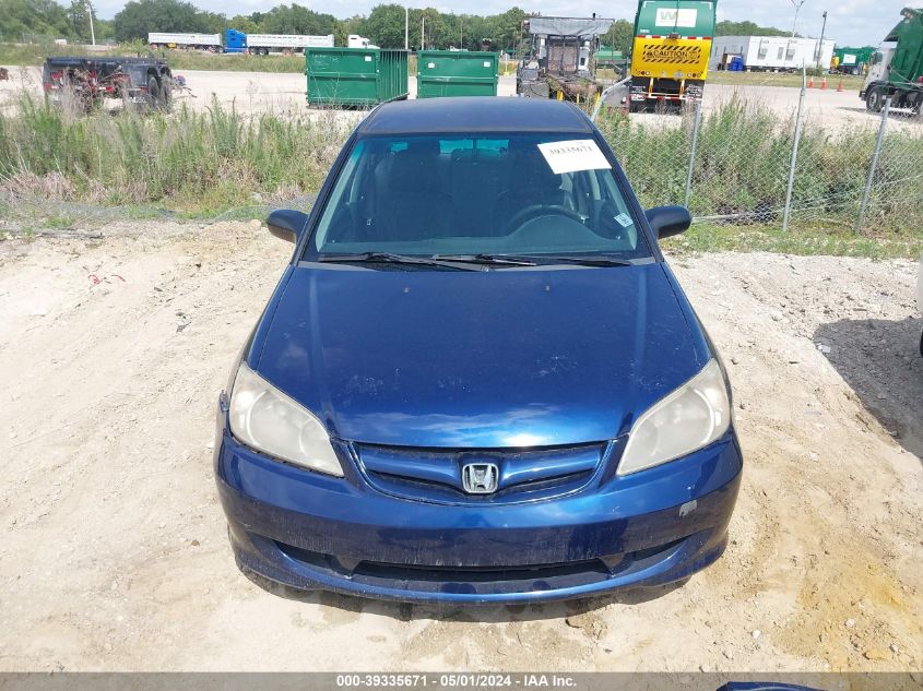 2HGES16694H626229 | 2004 HONDA CIVIC