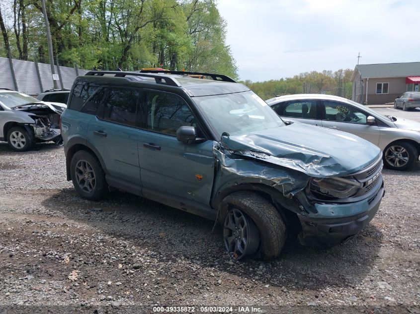2023 Ford Bronco Sport Badlands VIN: 3FMCR9D94PRE34489 Lot: 39335872