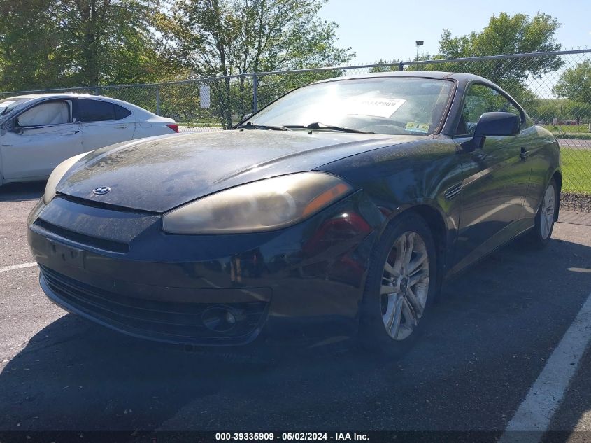 2008 Hyundai Tiburon Gs VIN: KMHHM66D08U288428 Lot: 39335909