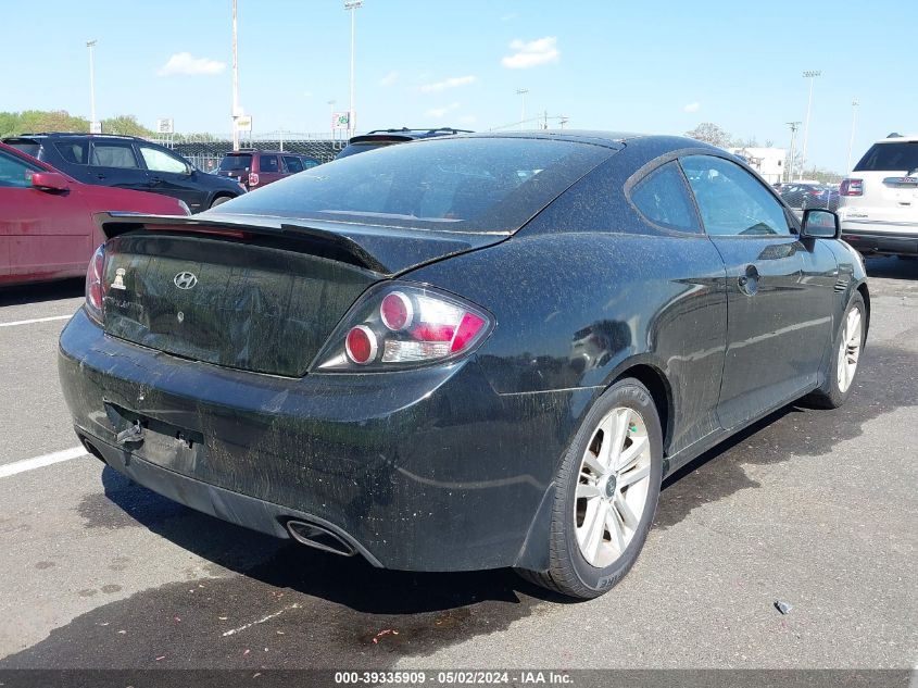 2008 Hyundai Tiburon Gs VIN: KMHHM66D08U288428 Lot: 39335909