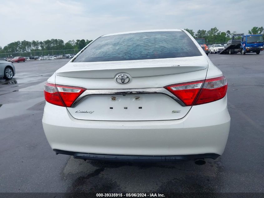 2016 Toyota Camry Se VIN: 4T1BF1FK3GU125305 Lot: 39335915