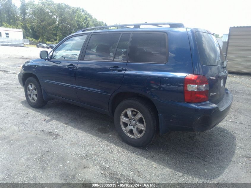 2005 Toyota Highlander V6 VIN: JTEEP21A350112282 Lot: 39335939