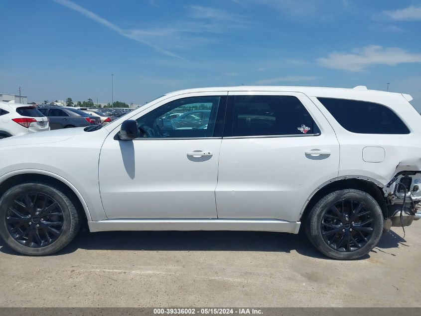 2016 Dodge Durango Sxt VIN: 1C4RDHAG7GC308488 Lot: 39336002