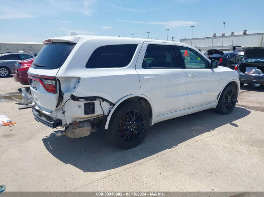 2016 Dodge Durango Sxt VIN: 1C4RDHAG7GC308488 Lot: 39336002