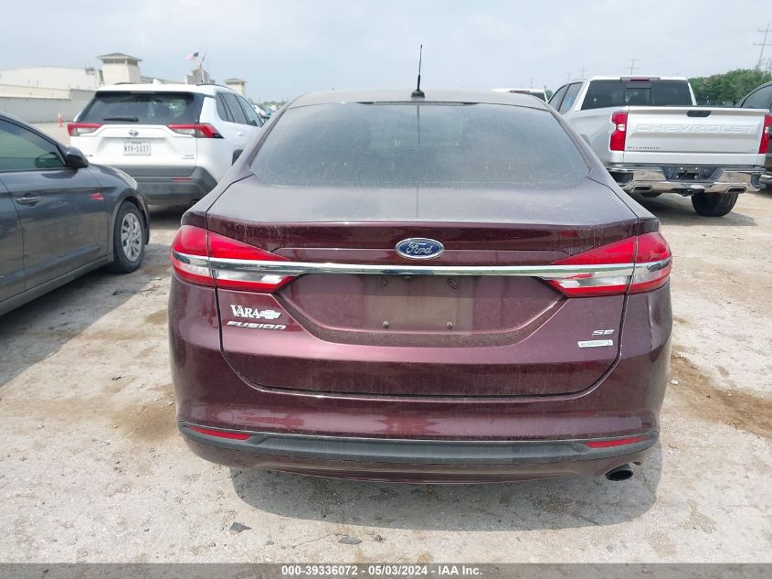 2017 FORD FUSION SE - 3FA6P0HD4HR246581