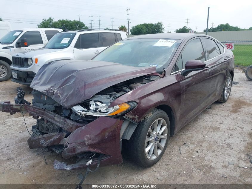 2017 FORD FUSION SE - 3FA6P0HD4HR246581