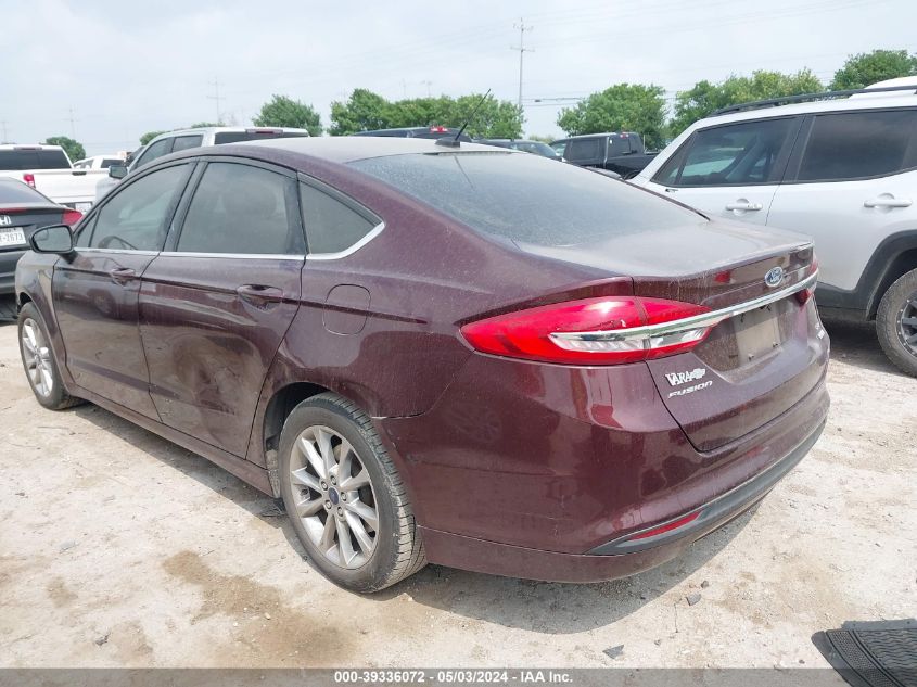 2017 FORD FUSION SE - 3FA6P0HD4HR246581