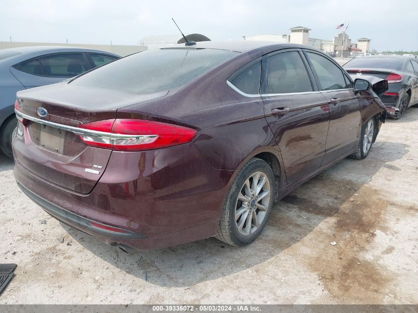 2017 FORD FUSION SE - 3FA6P0HD4HR246581